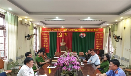 Viện KSND huyện Thường Tín  kiểm sát trực tiếp công tác thi hành án...